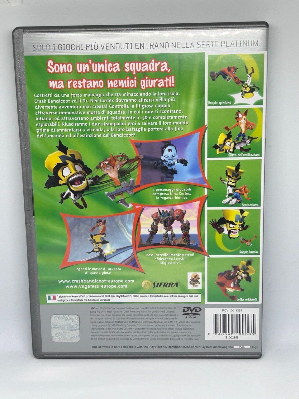 Giochi: Crash Twinsanity per PlayStation 2 – Usato da Giubiasco venduto da LorisVale 1