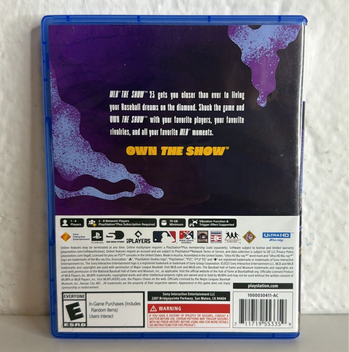 Sony Giochi: MLB The Show 23 PS5 - Game Disc and Case – Usato da Ehrendingen venduto da bubulence 1