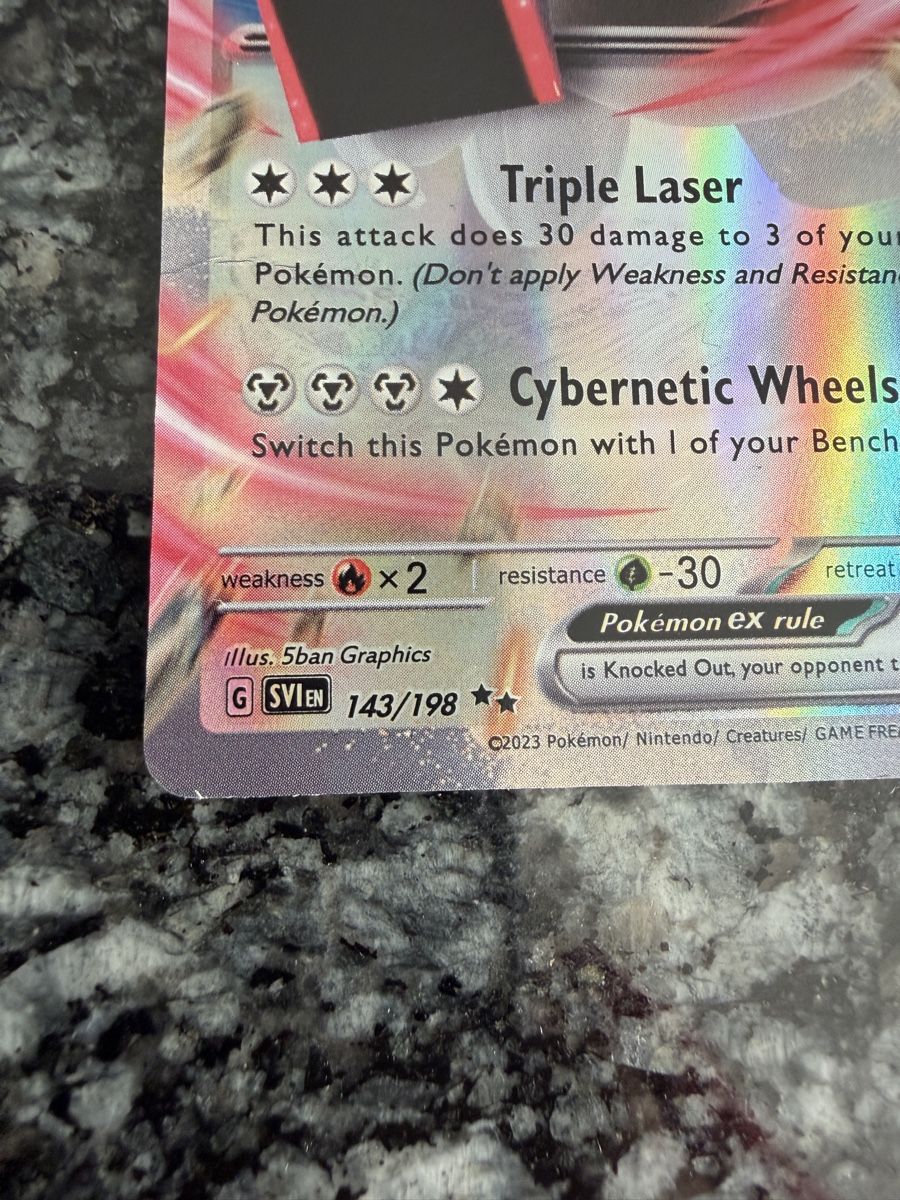 Pokémon Carte collezionabili: Pokémon Iron Treads ex 143/198 – Usato da Liestal venduto da arl_6tv7 1