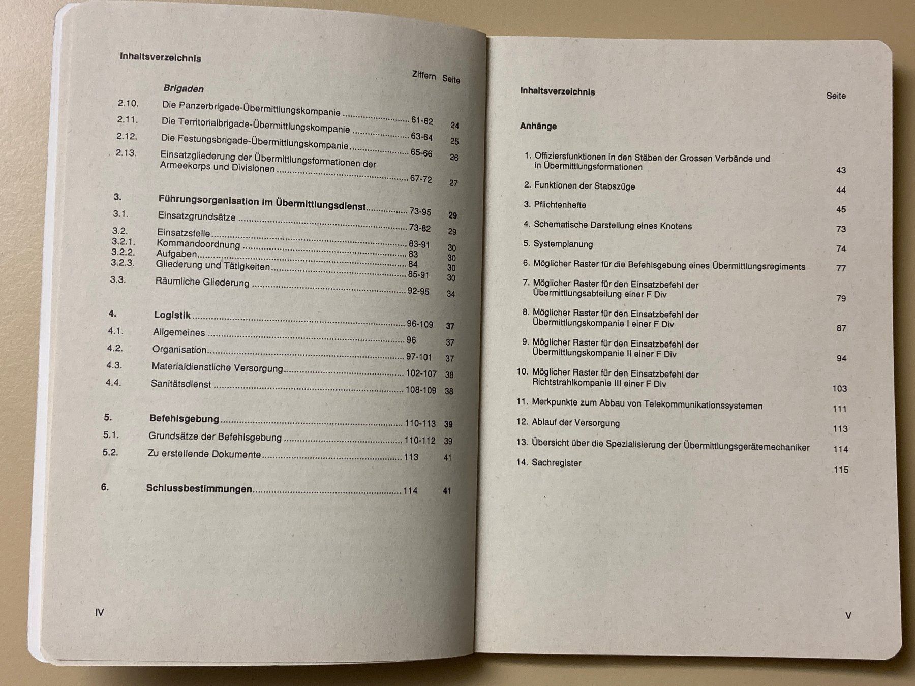 Schweizer Armee Uniformi: 2 Reglemente Übermittlungstruppen der SchweizerArmee – Usato da Brütten venduto da Hst1 4