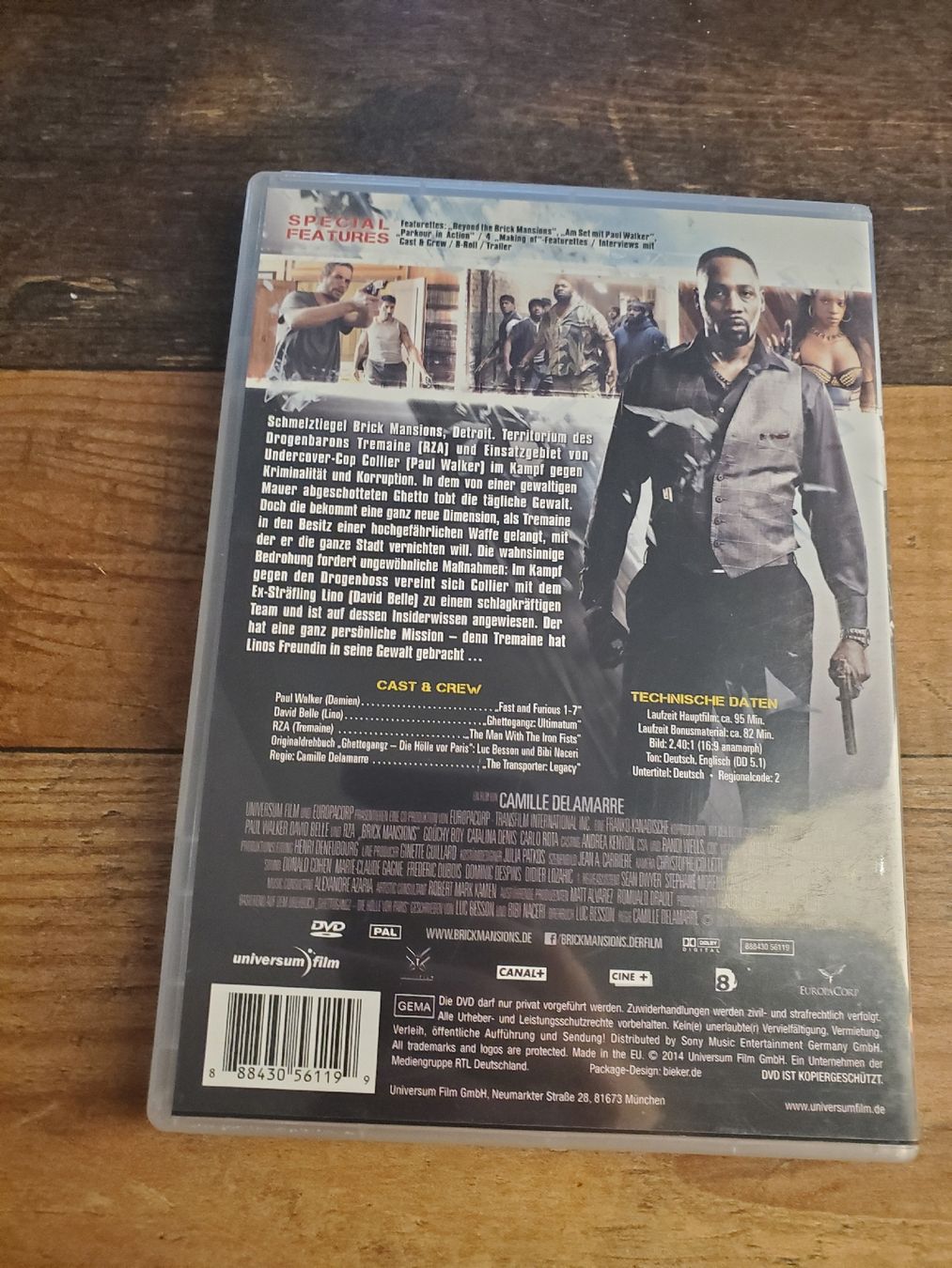 Tutti i DVDs: BRICK MANSIONS DVD – Usato da Weinfelden venduto da RobsFortune 2