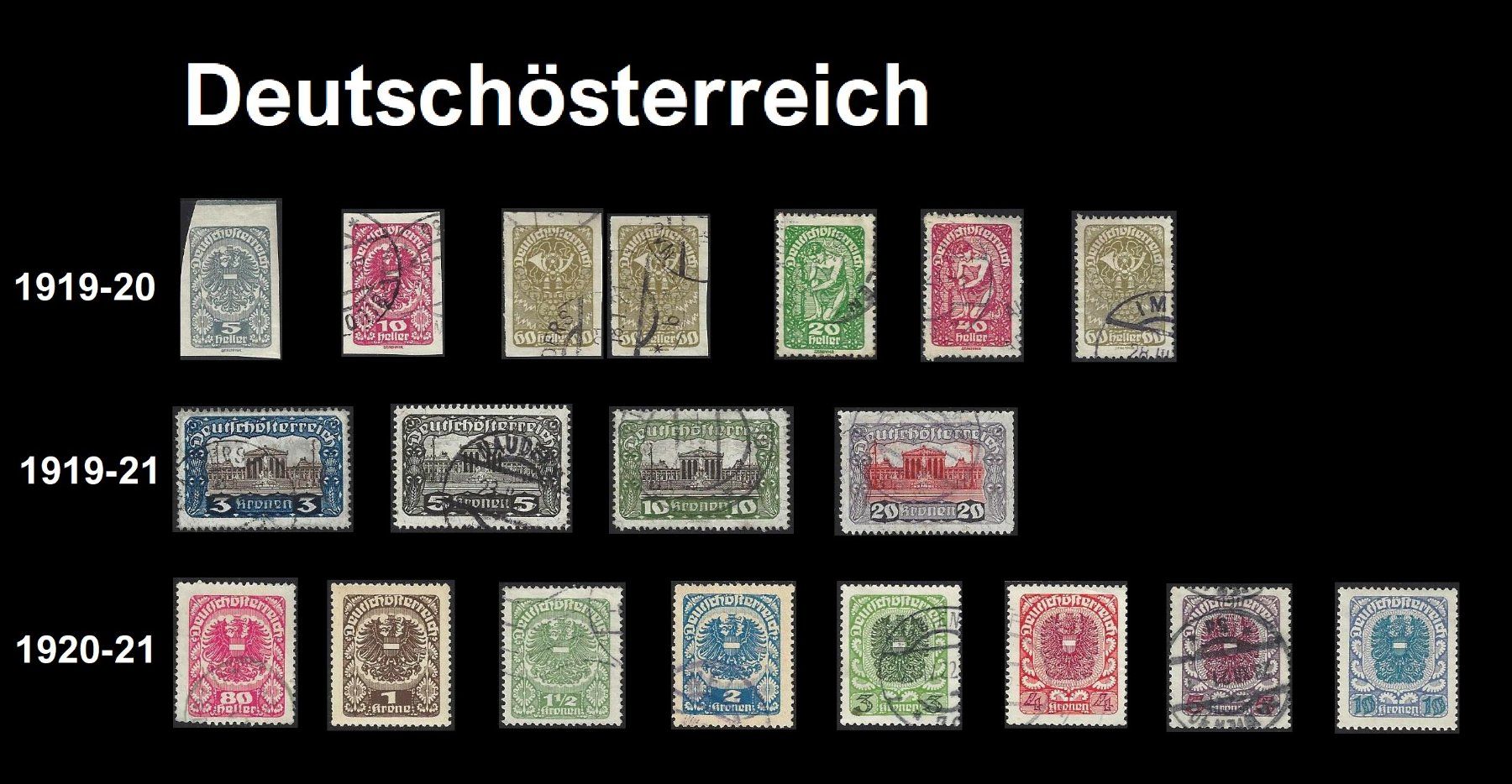 Tutti i francobolli: 1919-1921 Deutschösterreich – Usato da Baar venduto da miam8