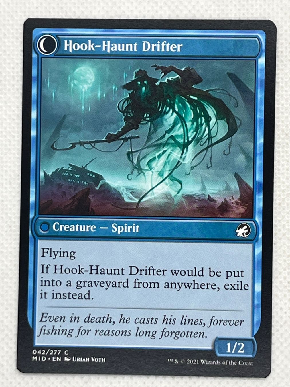 Magic The Gathering Carte collezionabili: MTG Baithook Angler // Hook-Haunt Drifter MID 42 Englisch Co – Usato da Hinterkappelen venduto da Kim1992