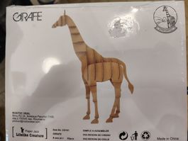 girafe 3D carton/3D-Giraffe aus karton/Giraffa 3D cartonne