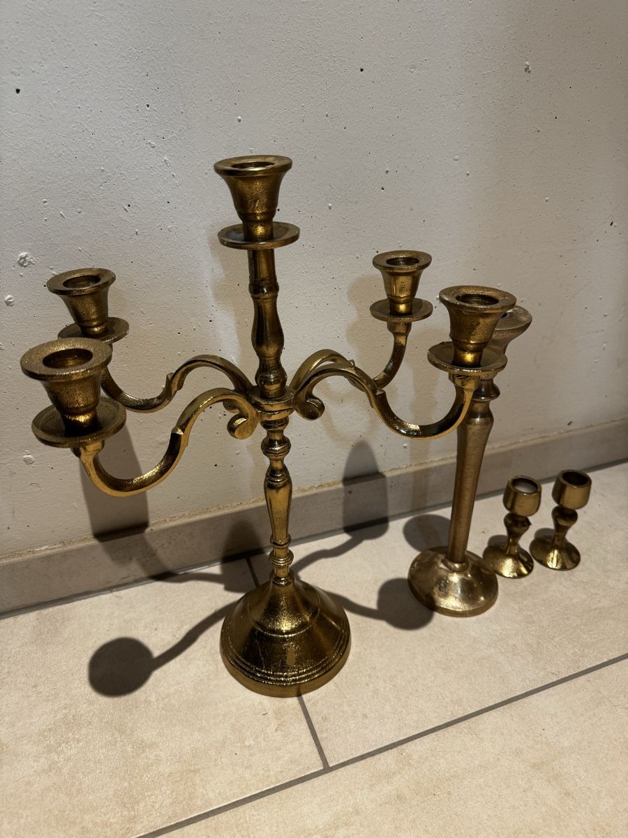 Portacandele: Kerzenständer Set – Usato da Wallbach venduto da Maneezy 1