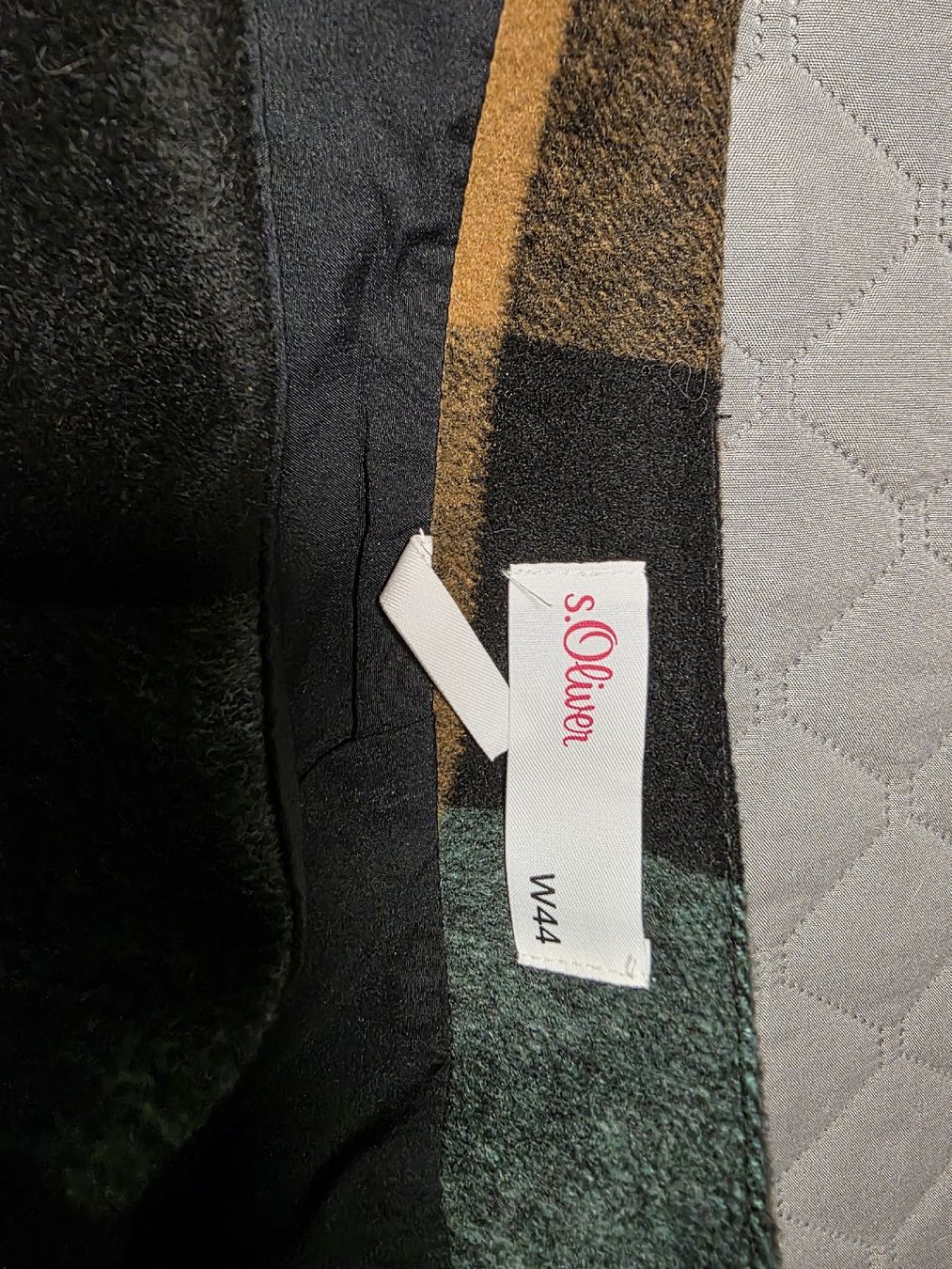 S.Oliver Röcke: S.Oliver Skirt Check Pattern Green Brown Size W44 New – Neu (gemäss Beschreibung) aus Volketswil von mic_27b5 1