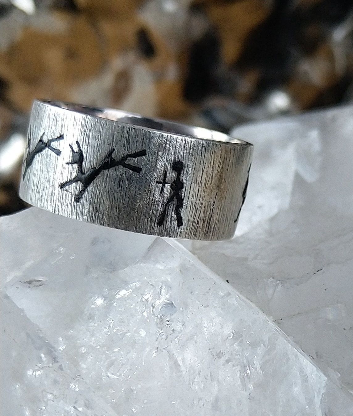 Anelli: AFRIKANISCHER RING 925 SILBER MIT TIEREN – Usato da Romanshorn venduto da BoutiqueA 3