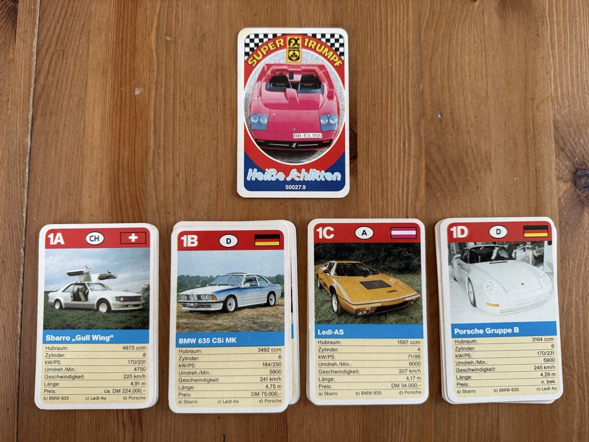 Jeux: Super Trumpf - Quartett – D'occasion à St. Niklausen OW par roc2554