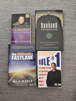  Bundle Finanzbücher: Rich Dad, Dhandho, Millionaire, Rul