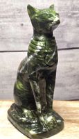 Serpentin Jade Ägyptische Bastet Sphinx Katze 1.2kg