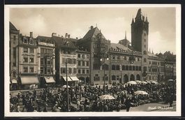 Basel / Bâle, Le marché, Marktplatz mi
