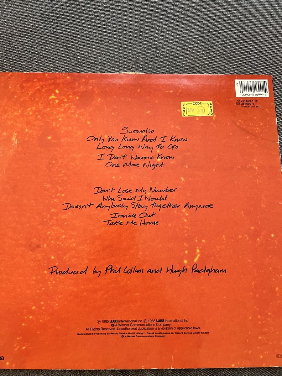 Dischi in vinile: Lot Phil Collins – Usato da Mont sur Rolle venduto da nicola1075 1