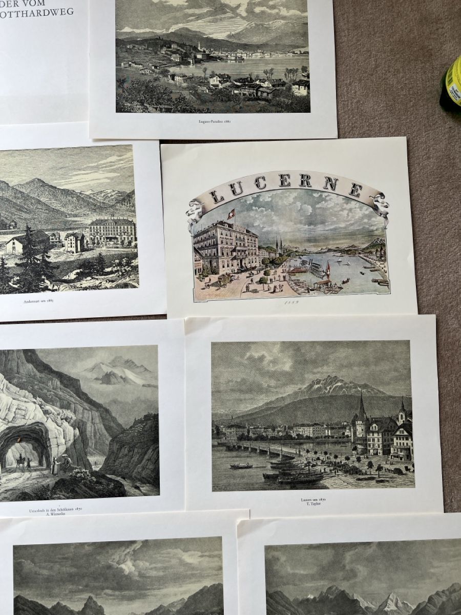 Poster & Bilder: Bilder vom alten Gotthardweg – Neu (gemäss Beschreibung) aus Rüschlikon von Pedrino1927 3