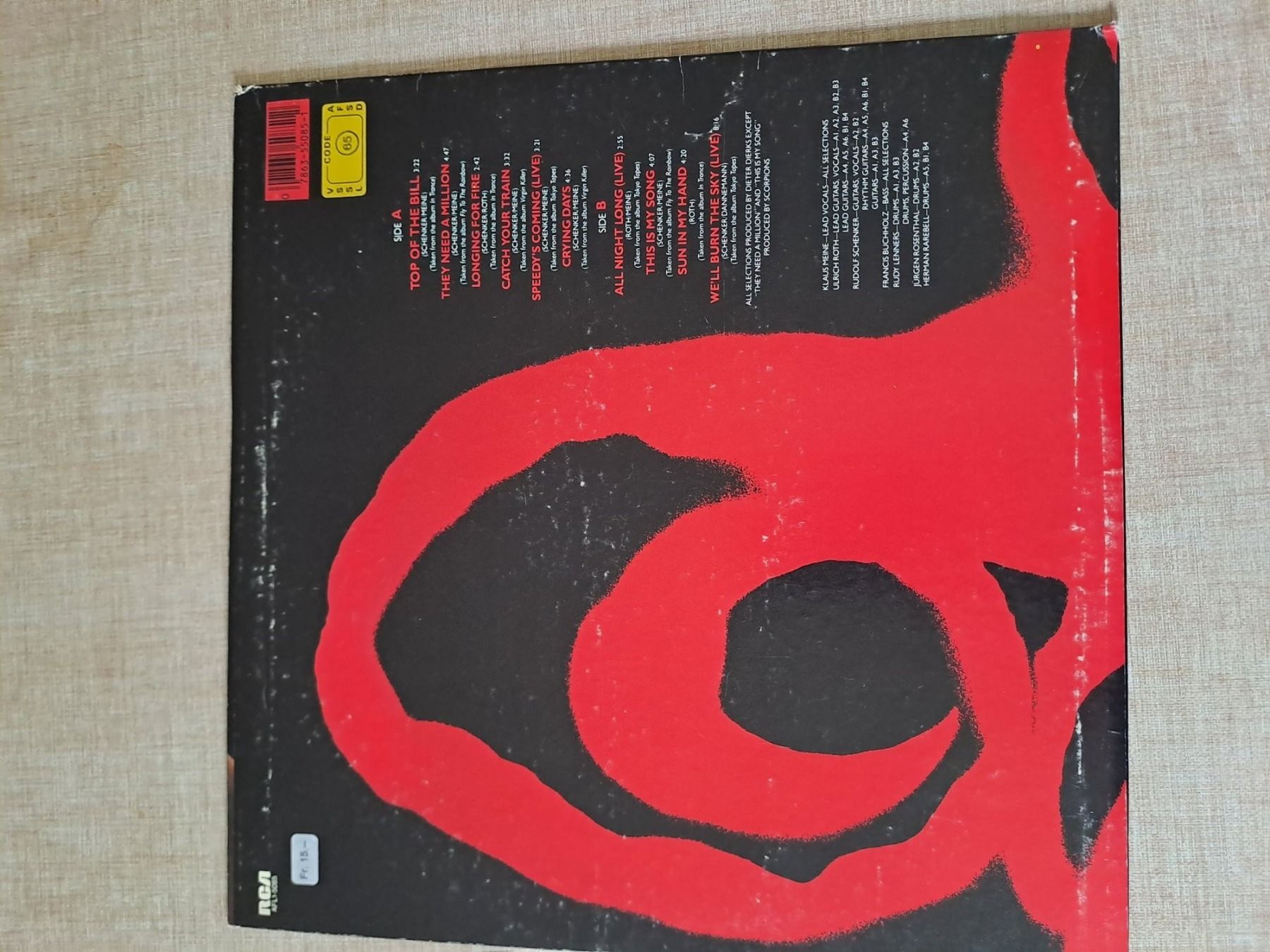 Dischi in vinile: Scorpions – Usato da Bitsch venduto da jajo79076 1