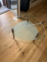 Couch Glas-Tisch, 3 Beine, modern, gut erhalten