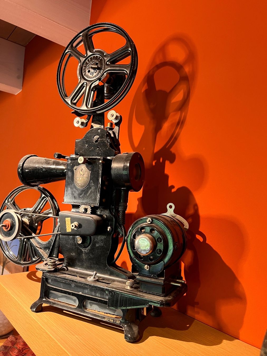 Projecteur Pathé 9.5 Mm – Pour Pièces Ou Collection, Non Testé, état Brut