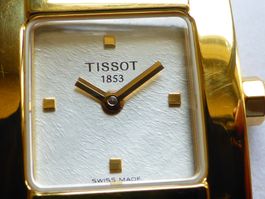 Montre dame Tissot plaquée PVD