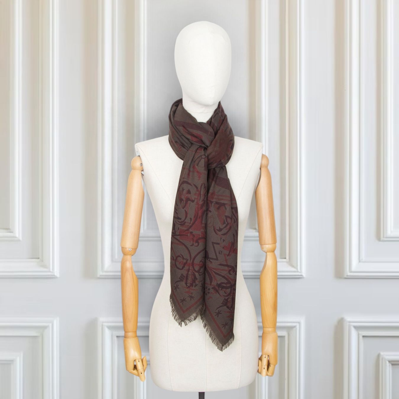 Hermès Foulards & écharpes: Hermès 140 Khaki – D'occasion à Binningen par Designerlabels 5