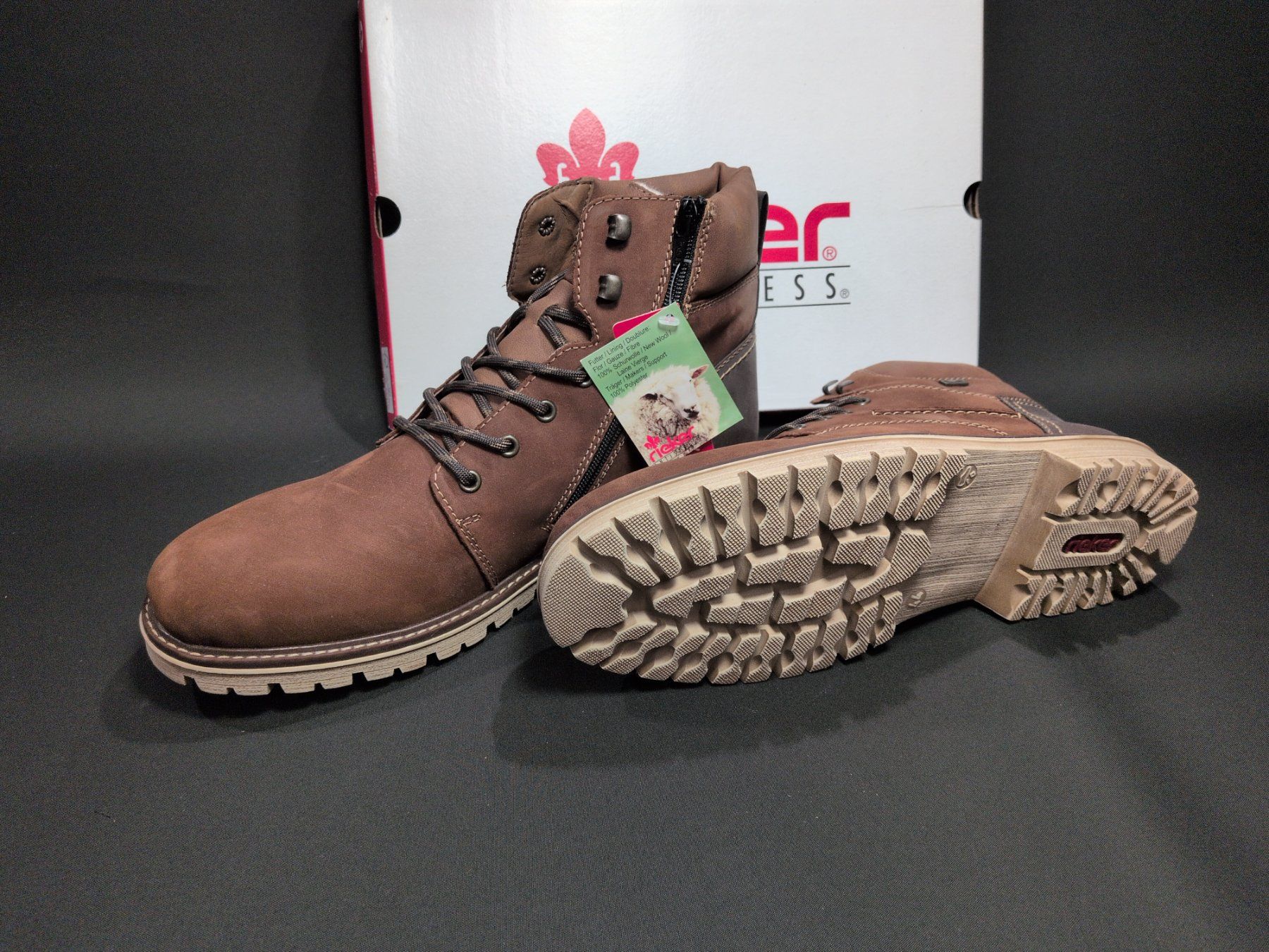 Rieker Scarpe da uomo: Rieker Winterstiefel (44) – Nuovo e nell'imballaggio originale da Rüfenacht BE venduto da swalin 1
