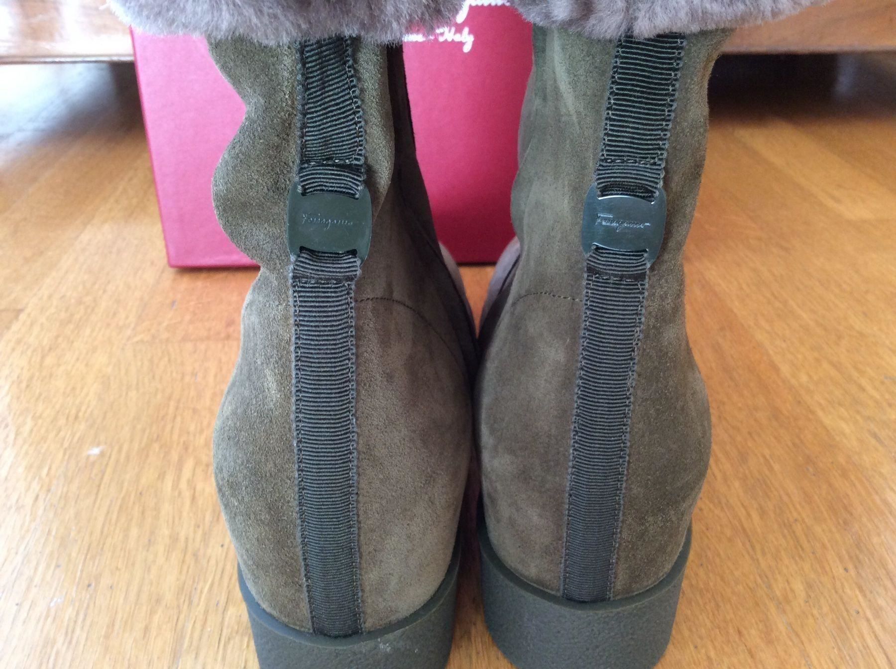 Salvatore Ferragamo Damenschuhe: Salvatore Ferragamo Stiefel aus Schaf – Neu und originalverpackt aus Zürich von LoveFashion76 1