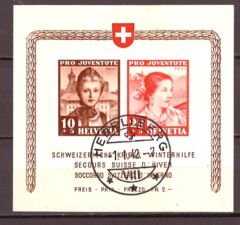 Alle Briefmarken: # 66 --- SONDERBLOCK – Gebraucht aus Dübendorf von Piero2