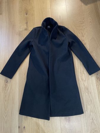 Zara Woman Black Coat, Size S, Elegant, Like New!
