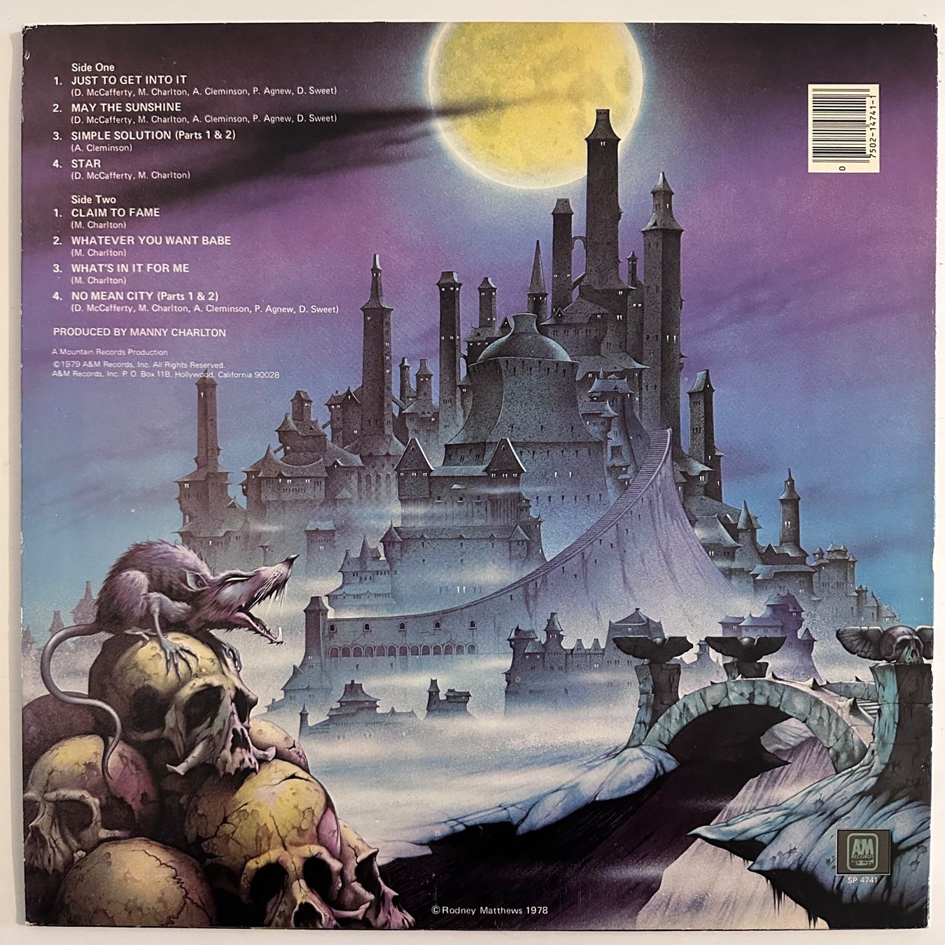 Dischi in vinile: LP - Nazareth - No Mean City – Usato da Breganzona venduto da Onairda75 1