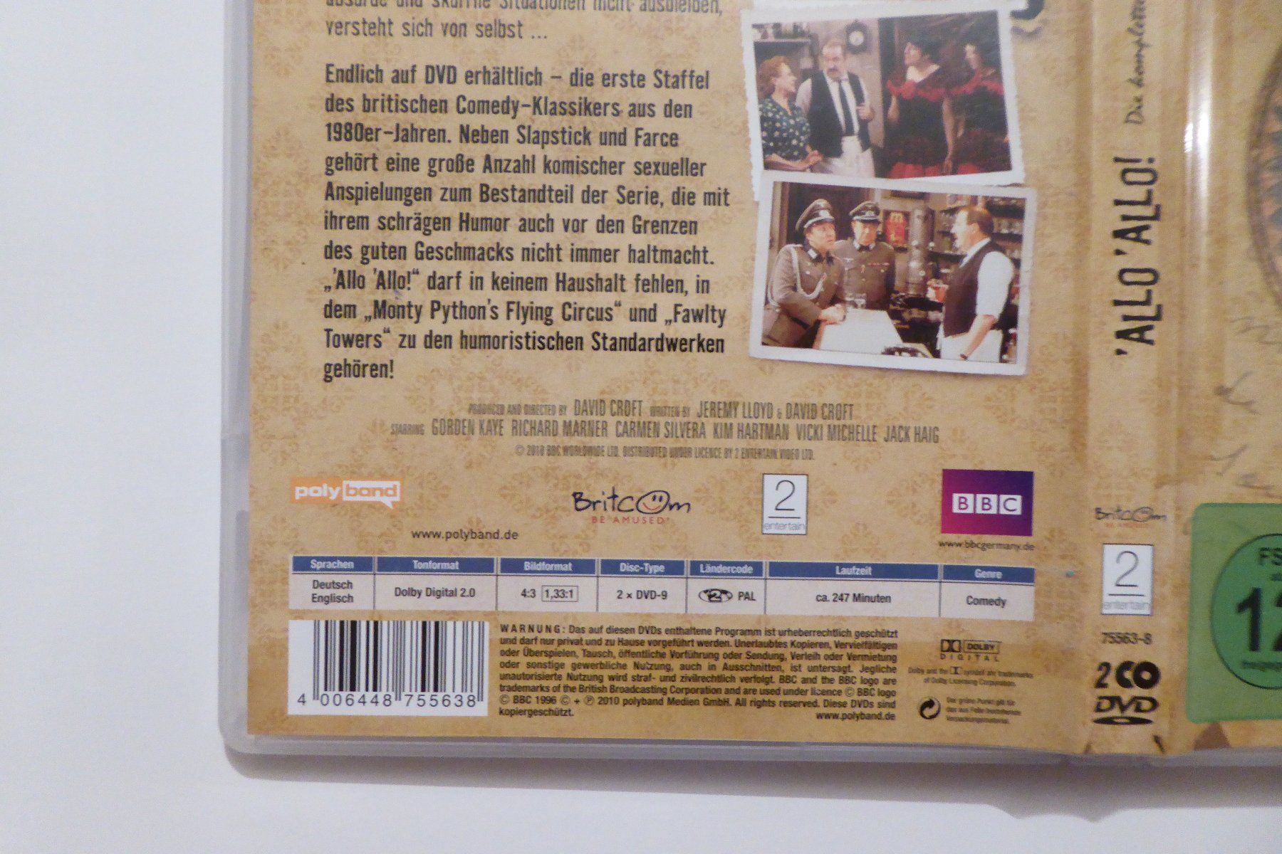 Tous les DVDs: 2x DVD Staffel 1 Allo Allo – D'occasion à Allschwil par Summelsarium 2