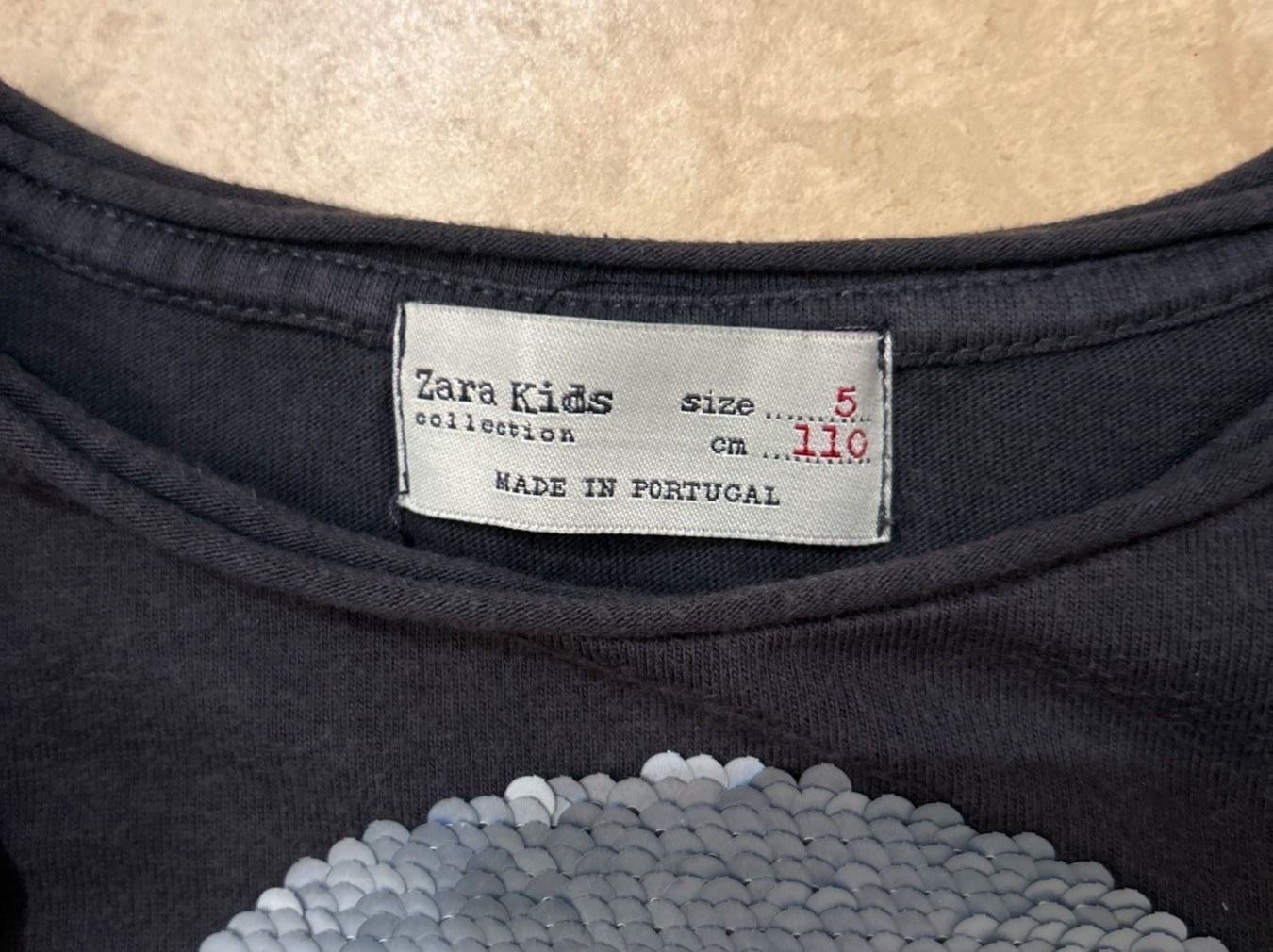 Zara Pulls et sweat-shirts: Zara Totenkopf Pailletten Pulli Gr. 110 – D'occasion à Guntershausen par Gloominati 3