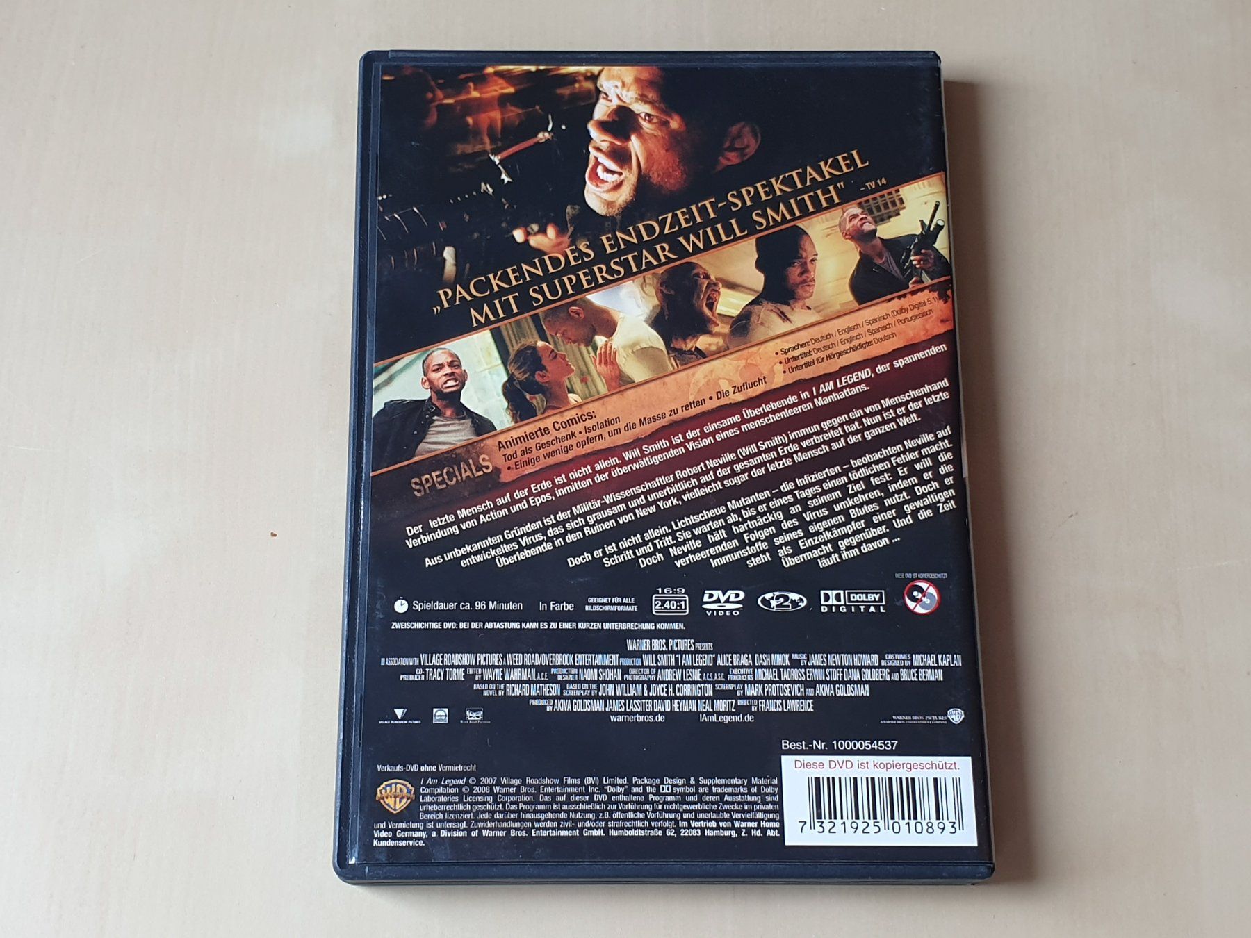 Tous les DVDs: I Am Legend – D'occasion à Stansstad par collectorsshop 1
