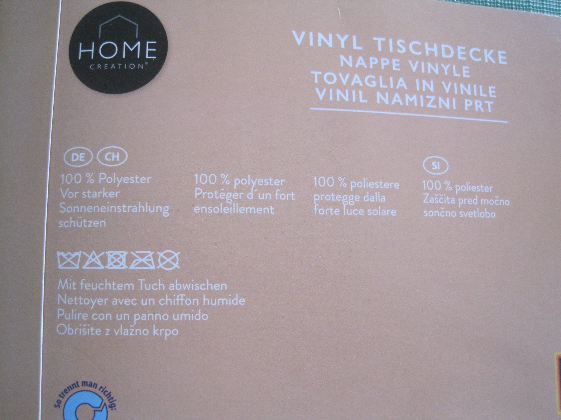 Sonstige Tischwäsche: Tischdecke Vinyl Neu – Neu und originalverpackt aus Schachen LU von moepsli5 3