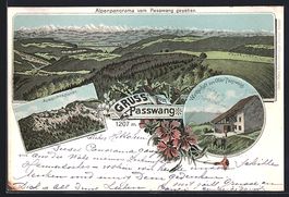 Litho Passwang, Wirtschaft zum Ober-Pass