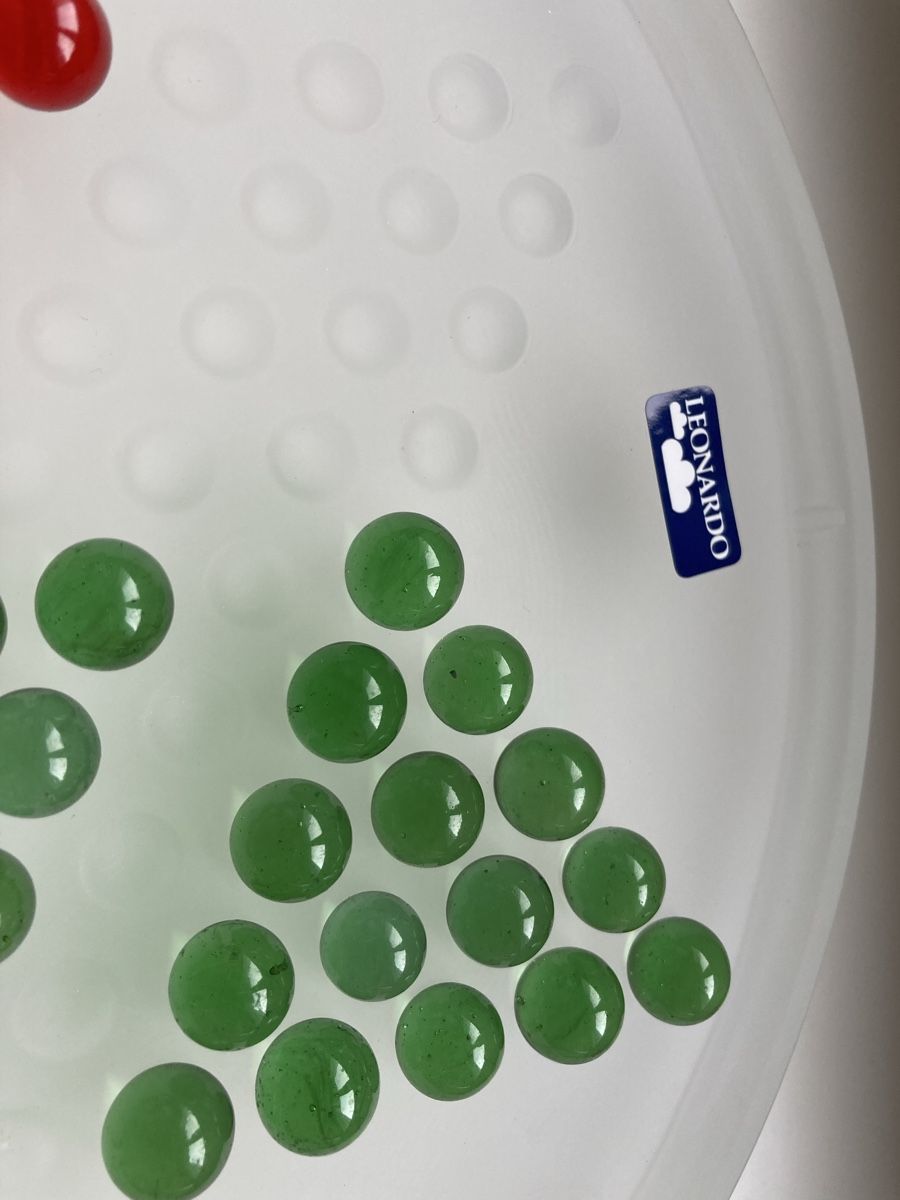 Giochi: Leonardo Glas Halma Spiel, komplett – Usato da Buttisholz venduto da Bellabusi 1