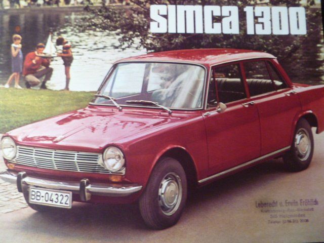 Simca 1300 Prospekt 1964 (Gebraucht) in Zofingen für CHF 14.95 – mit ...