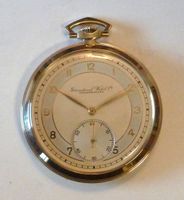 IWC Schaffhausen Goldene 14 K Taschenuhr, top Zustand!