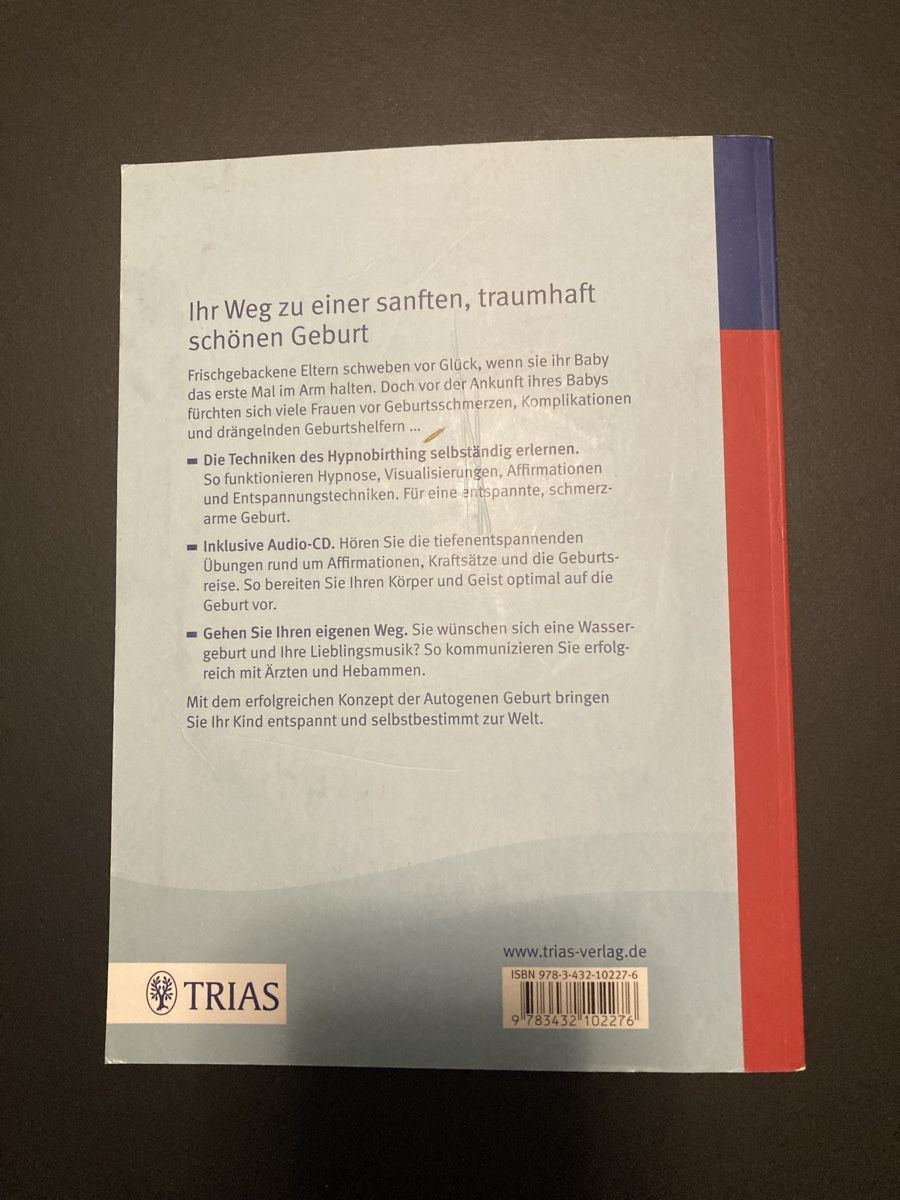 Libri: Autogene Geburt mit Hypnobirthing, inkl. CD, Top Zustand – Usato da St. Gallen venduto da trishold 4