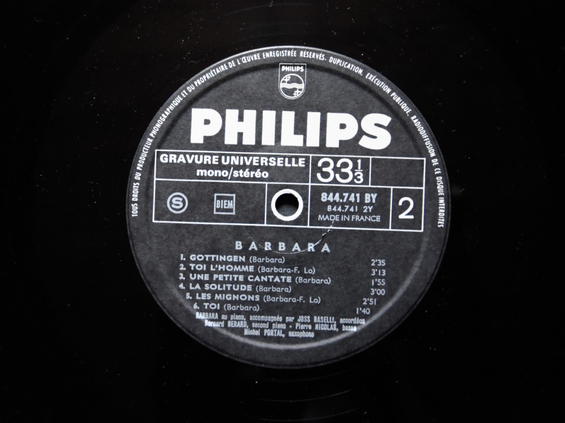 Dischi in vinile: Barbara - N°2 – Usato da Belmont-sur-Yverdon venduto da ag97 3