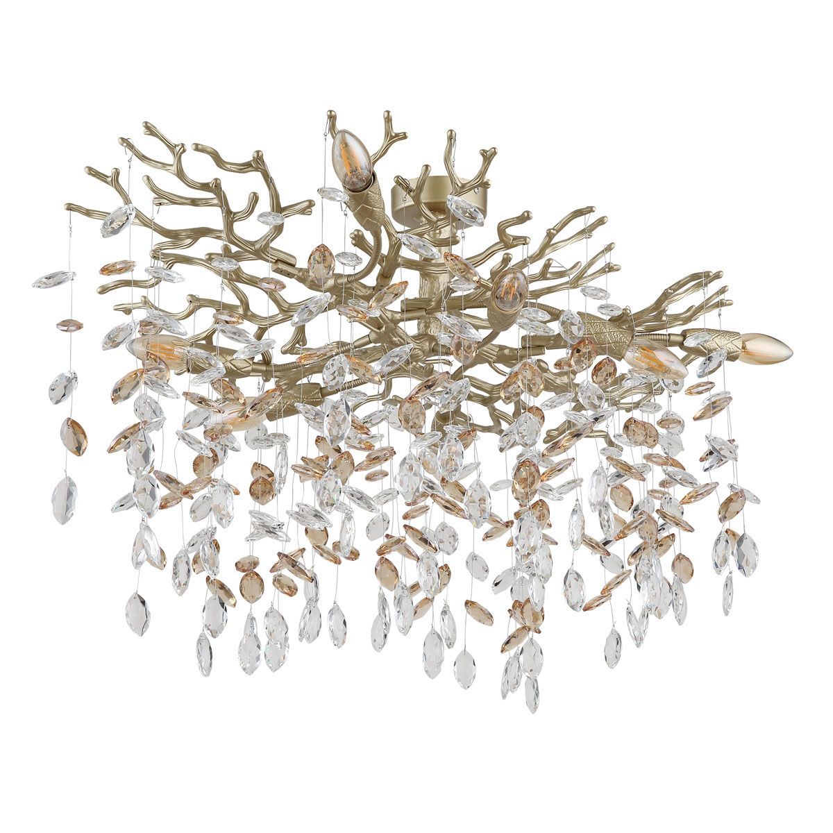 Lampadari & plafoniere: Deckenleuchte, Gold, 85 cm x 50 cm – Nuovo (secondo la descrizione) da Kreuzlingen venduto da Smart-Light 6
