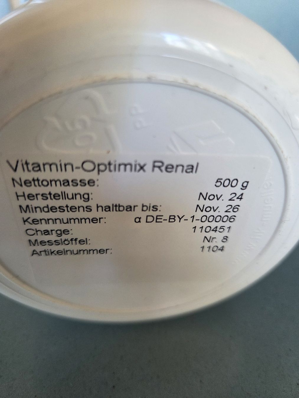 Mangimi: Vitamin Optimix Renal – Nuovo e nell'imballaggio originale da Suhr venduto da lovecolours 1