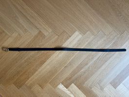 Gucci Damen Ledergürtel Schwarz – GG Schnalle – Gesamtlänge
