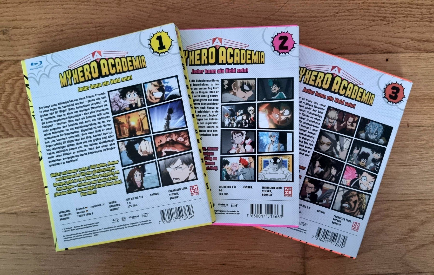 Tutti i DVDs: My Hero Academia Vol.1-3 – Nuovo (secondo la descrizione) da Rüti ZH venduto da Elisa133 1
