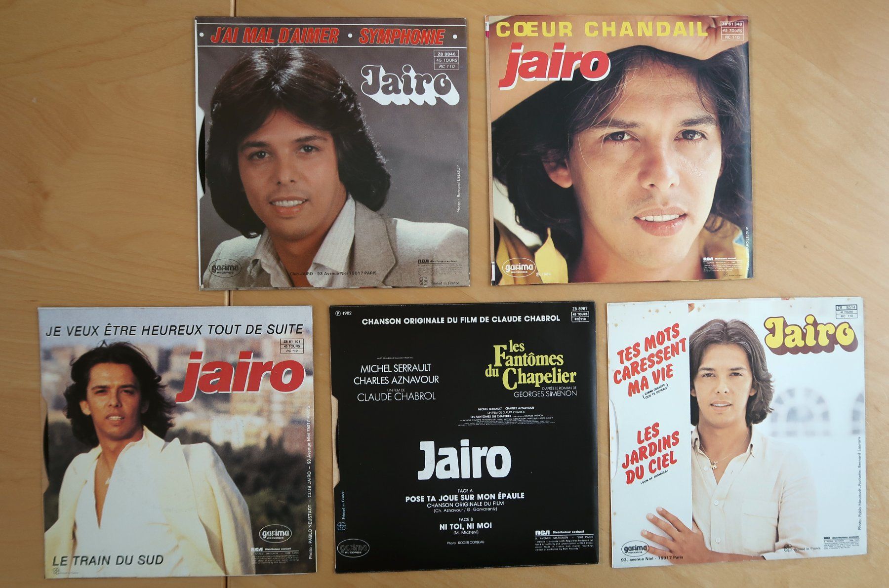 Dischi in vinile: JAIRO - 5 VINYL SINGLES (VG+) – Usato da Hedingen venduto da Studers 1