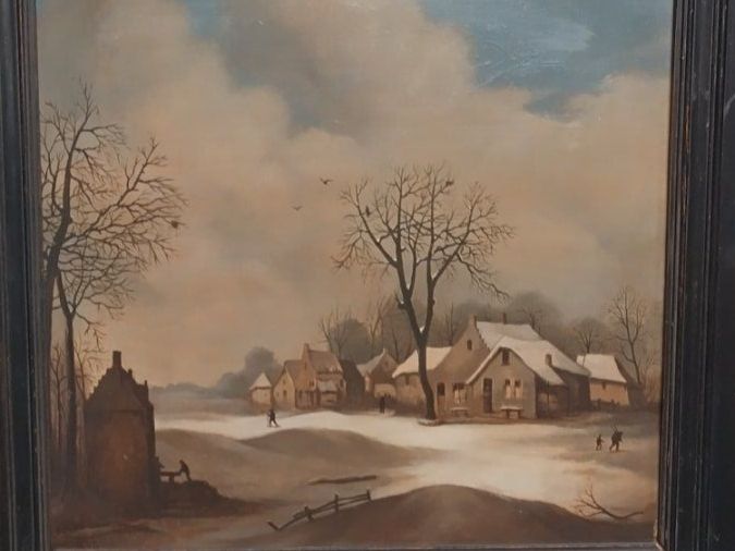 Dipinti: Schneelandschaft – Usato da Zürich venduto da Zuerichparis08 5