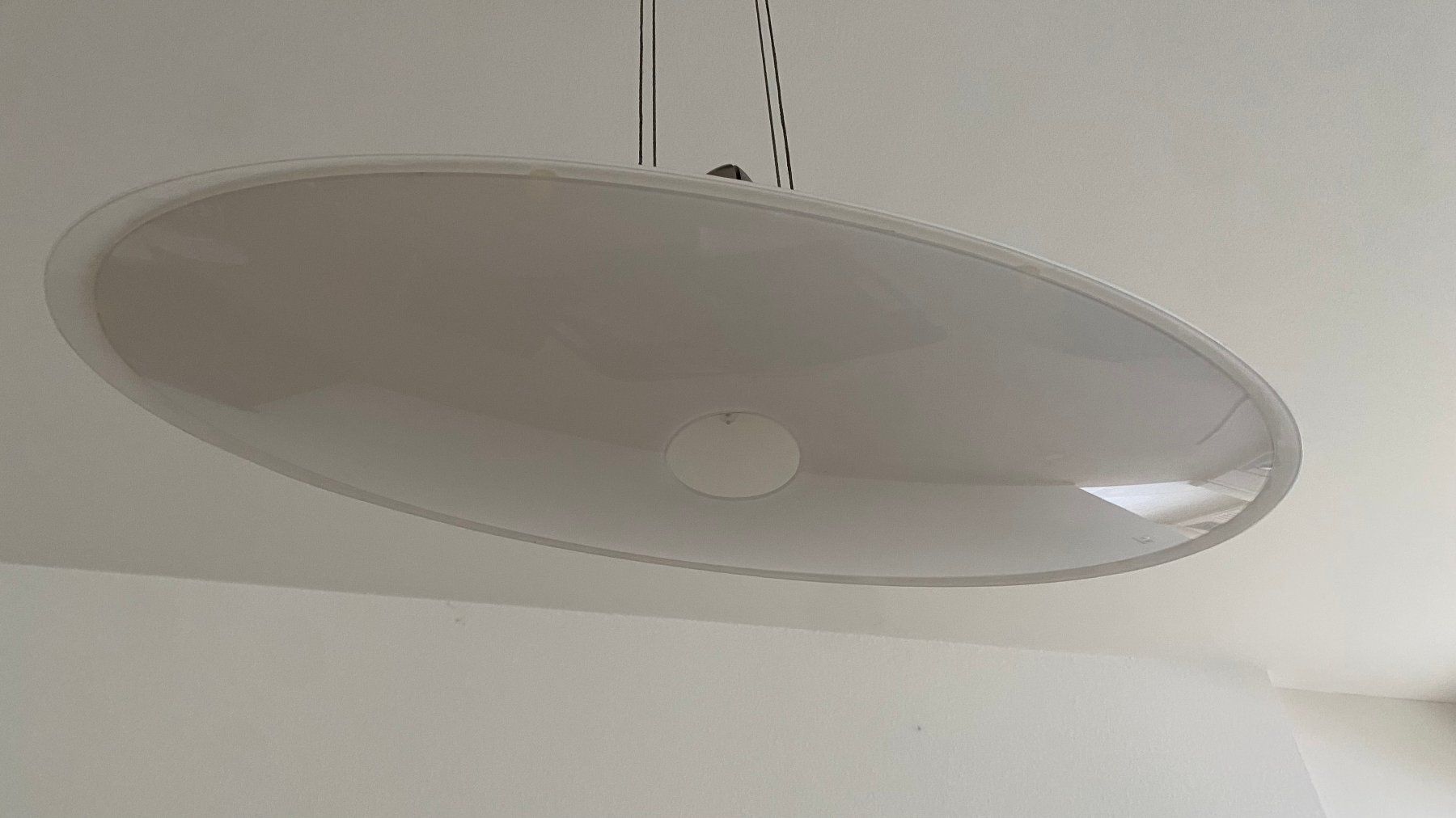 Lampade: Elegante Esstischlampe aus Glas – Usato da Zürich venduto da pdufner 2