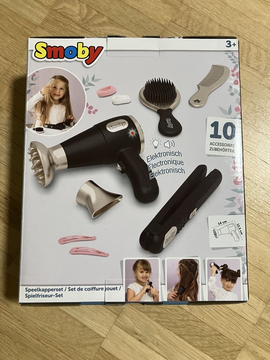 Smoby Giocattoli: Smoby Spielfriseur-Set, NEU – Nuovo e nell'imballaggio originale da Basel venduto da Lillybeth