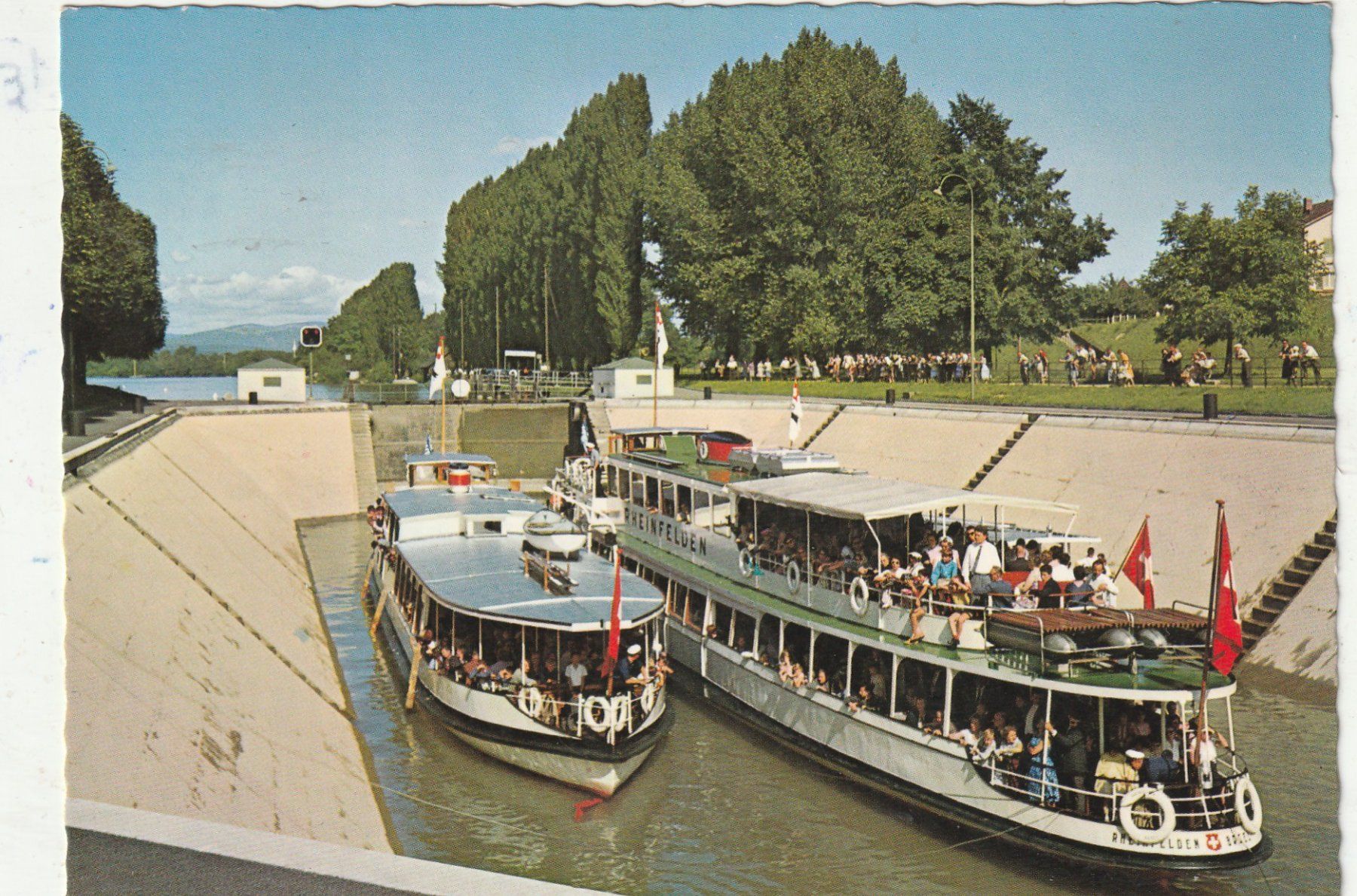 Cartoline postali: Rheinschiffahrt – Usato da Lumbrein venduto da made02