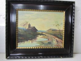 Südtirol Landschaft-Italienische Schule 1 H.20 J.-signiert