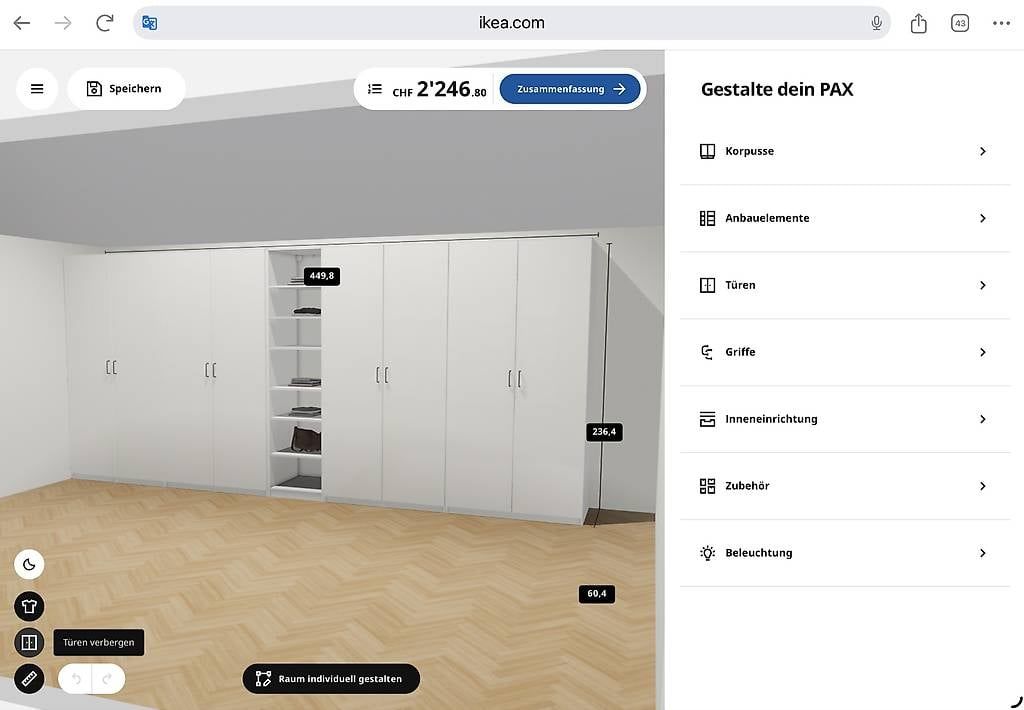 Ikea Armadi: Kleiderschrank IKEA "PAX" – Usato da Rünenberg venduto da zubi44 2