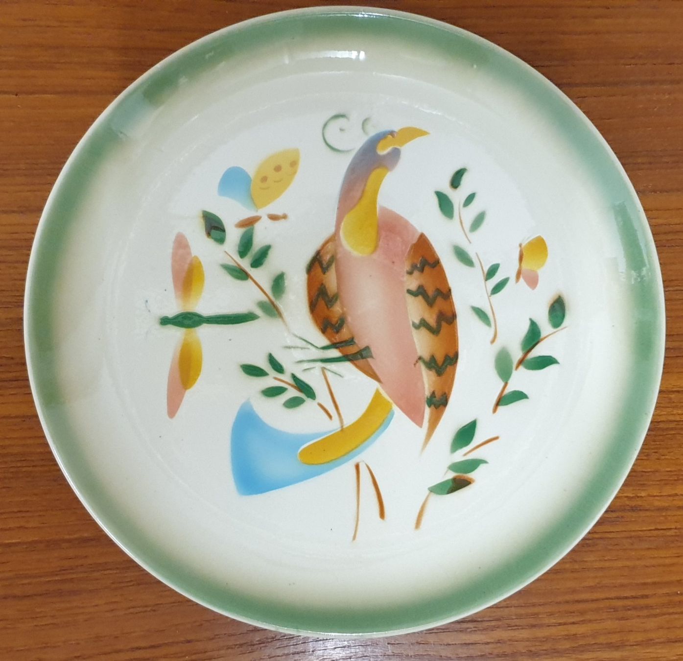 Piatti: Nyon Keramik Faience Teller mit Spritzdekor – Usato da Emmen venduto da magelan