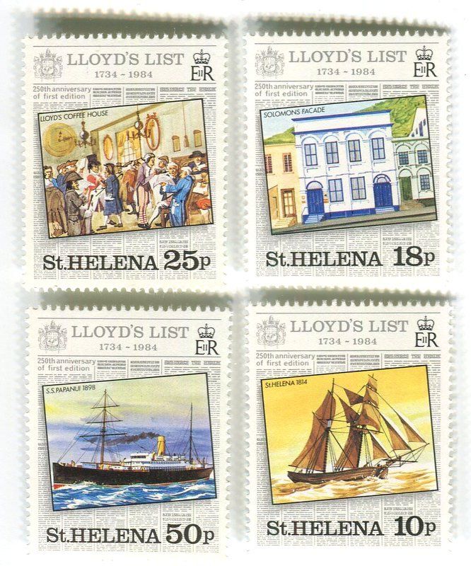 Tous les timbres: Briefmarken "Schiffe". St. Helena. – Neuf avec emballage d'origine à Basel par Butsch5